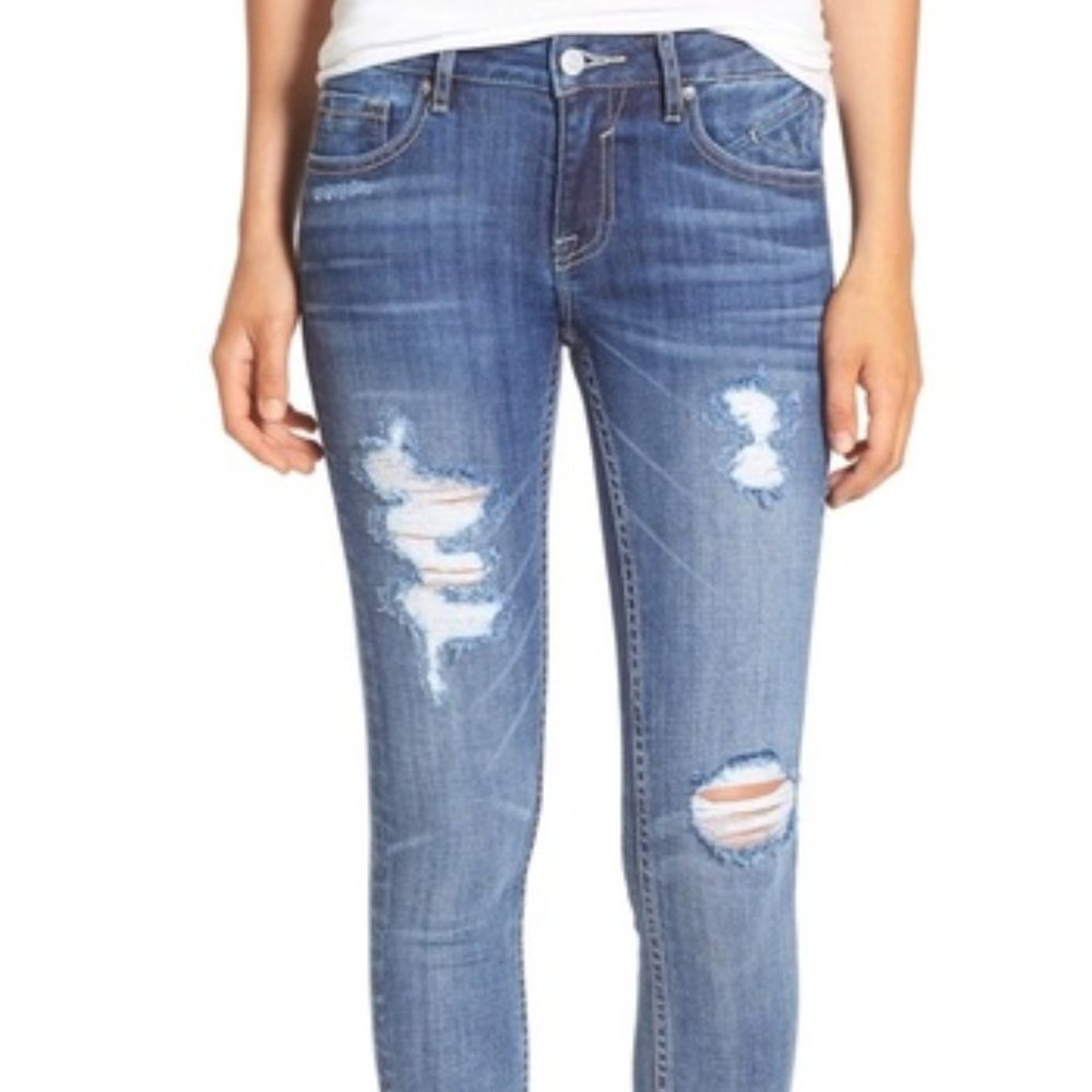 Vigoss Chelsea Distressed Skinny Jean